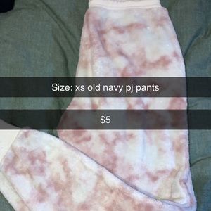 Old Navy fuzzy sweatpants